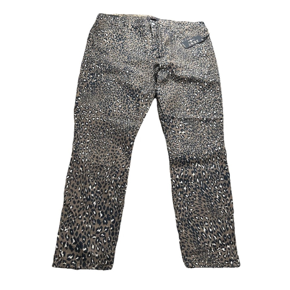 Jen7 By 7 for all mankind women's‎ jeans Size 16 36x27 Leopard Ankle Skinny